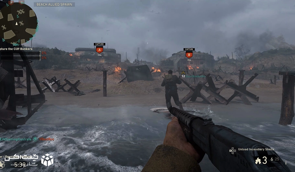گیم پلی بازی Call of Duty®: WWII - Gold Edition برای ایکس باکس