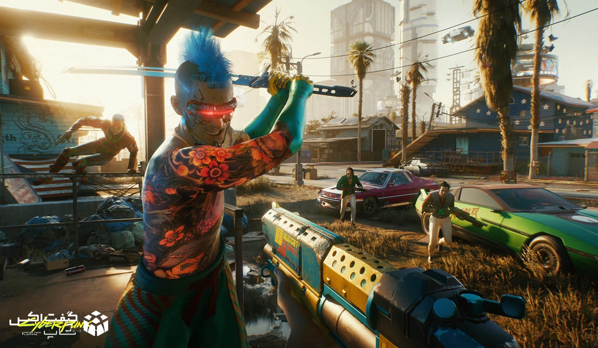 گیم پلی بازی Cyberpunk 2077 برای ایکس باکس