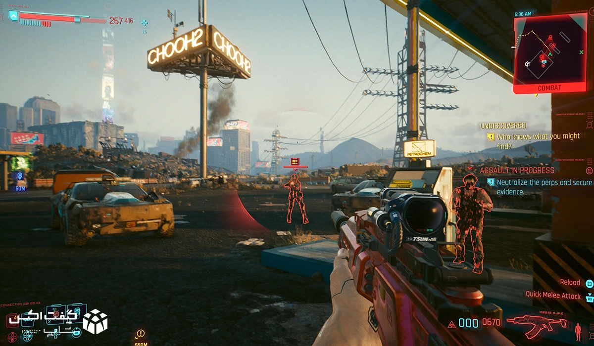 گیم پلی بازی Cyberpunk 2077 برای ایکس باکس