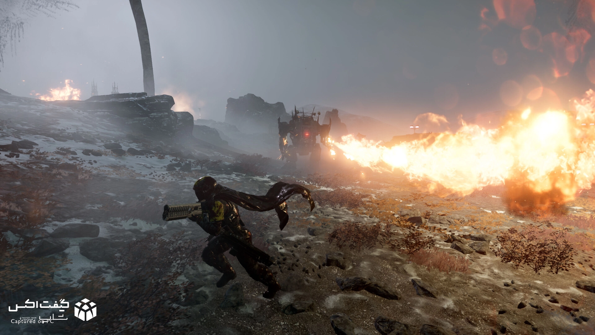 گیم پلی بازی Helldivers 2 برای ایکس باکس - مبارزه با ربات