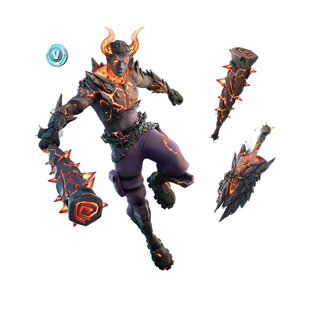 محتویات استارترپک Fortnite Heartbreak Royale Pack