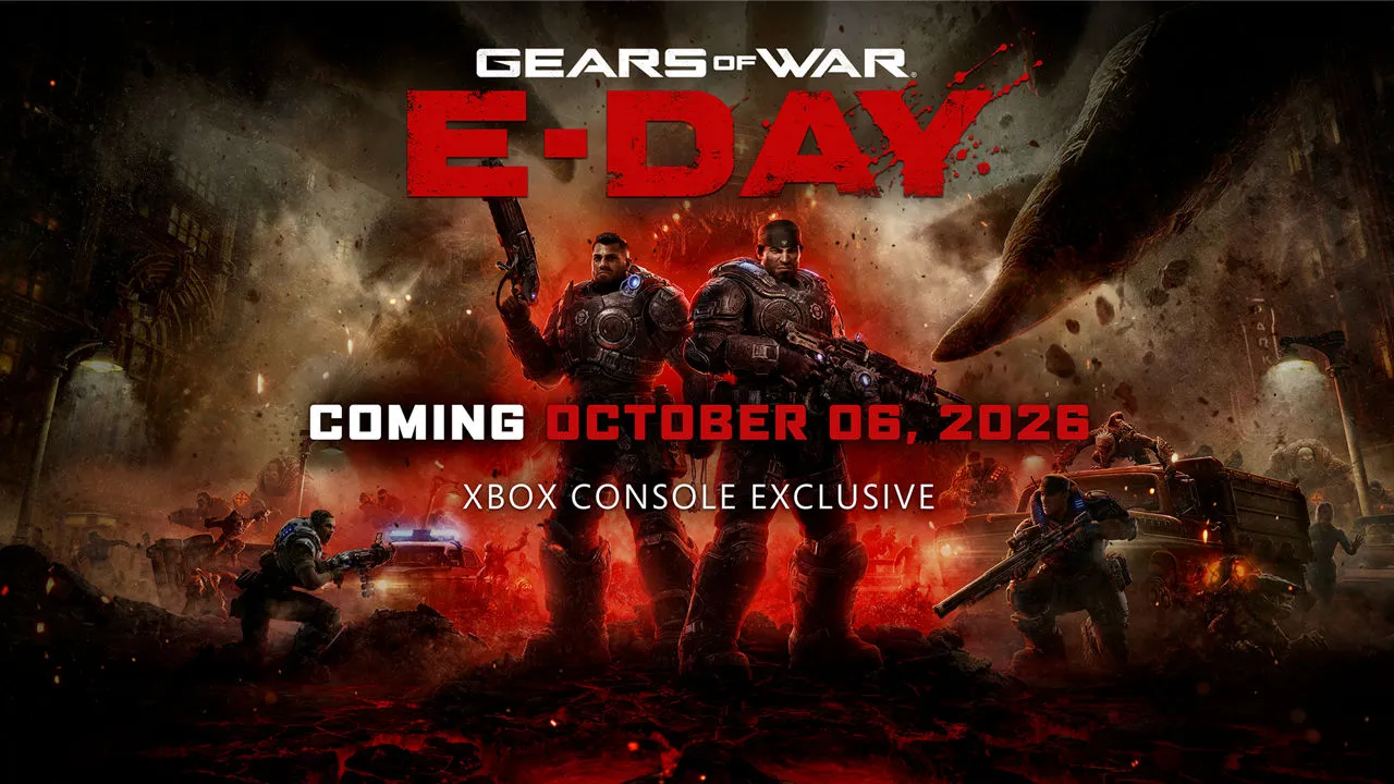 کاور و تاریخ انتشار بازی Gears of War E-day