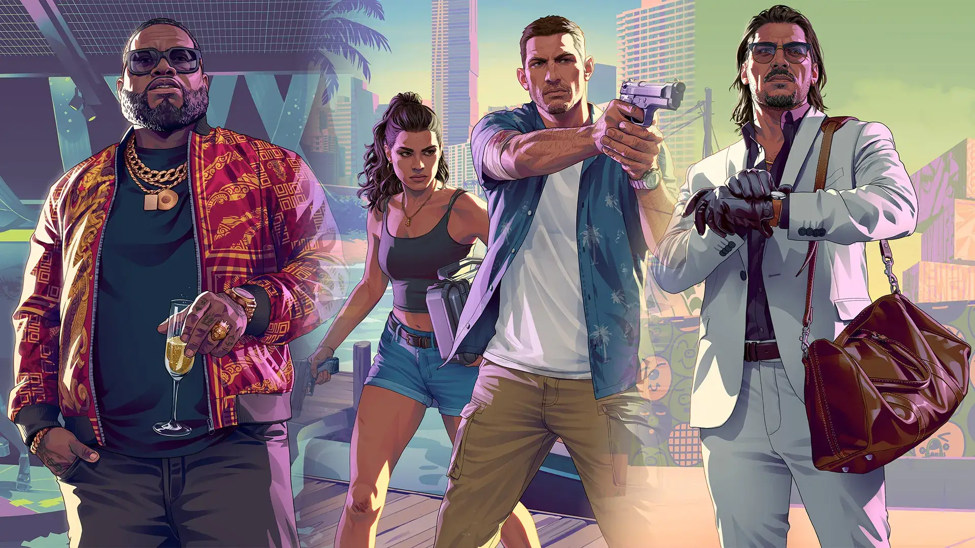 پیش خرید GTA VI برای ایکس باکس - تصویری از کاراکتر های اصلی بازی