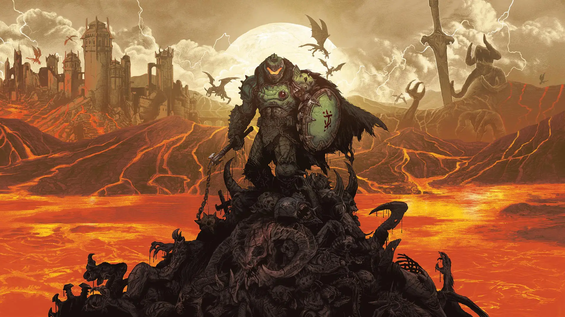 کاور بازی Doom The Dark Ages